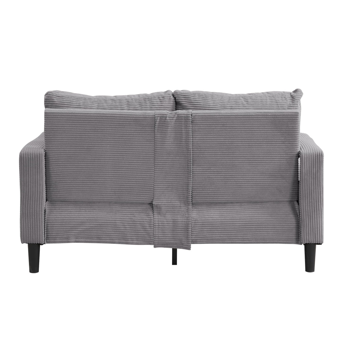 Light Gray Convertible Sleeper Loveseat Sofa M71931