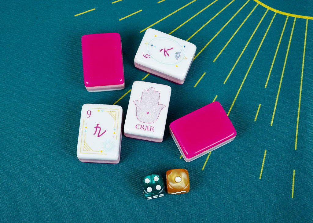 160 Acrylic Mahjong Set C236