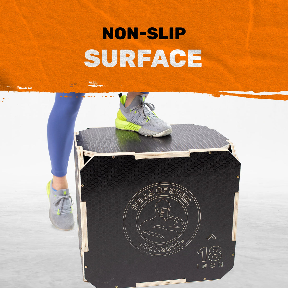 3-in-1 Anti-Slip Wooden Plyo Box E846759