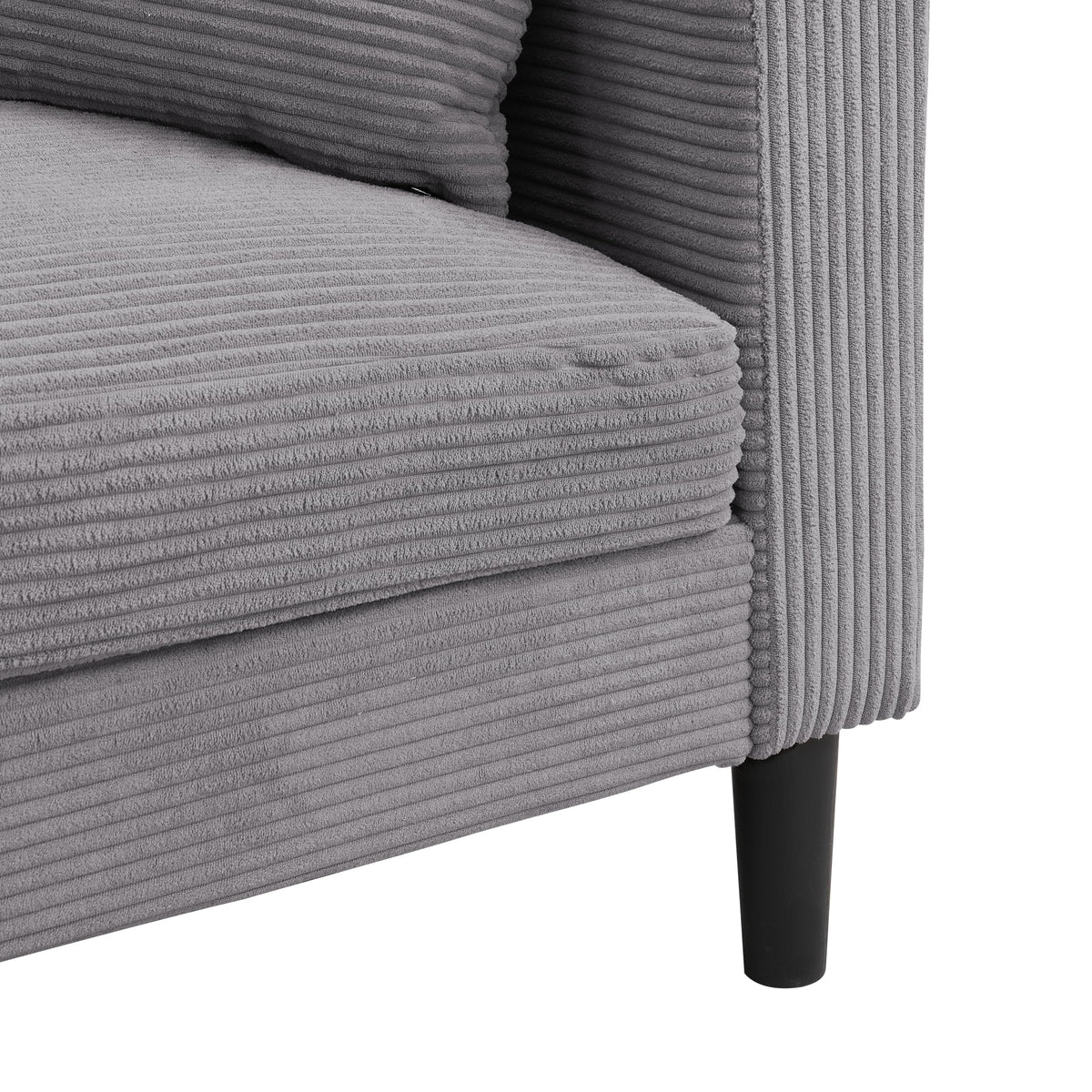 Light Gray Convertible Sleeper Loveseat Sofa M71931