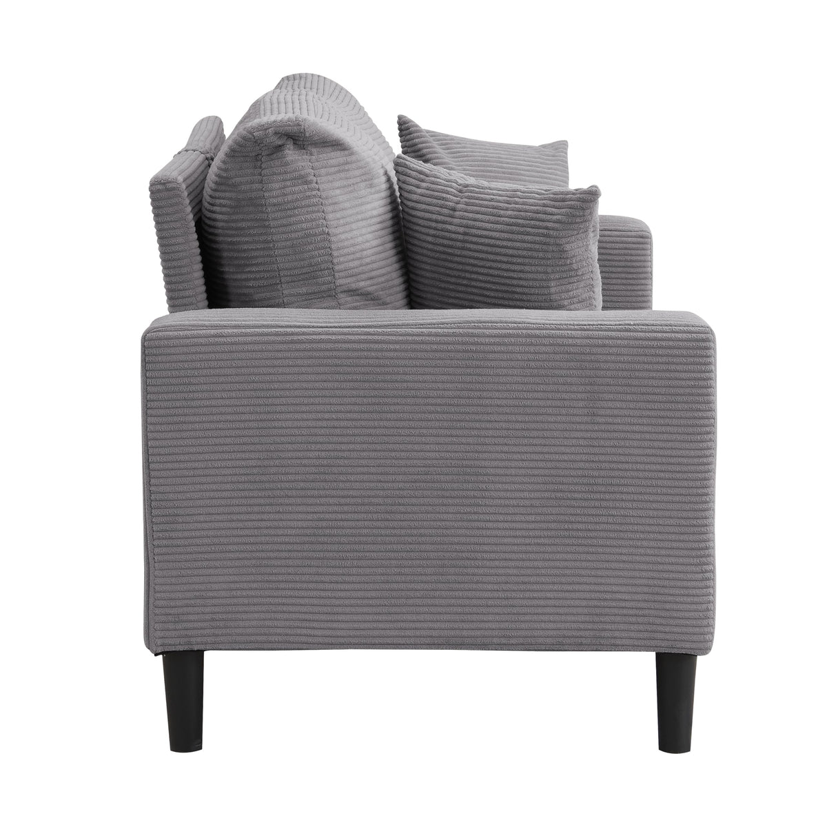 Light Gray Convertible Sleeper Loveseat Sofa M71931